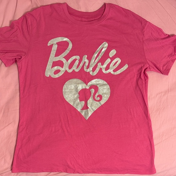 Barbie Pink and Silver T-Shirt - Picture 1 of 3